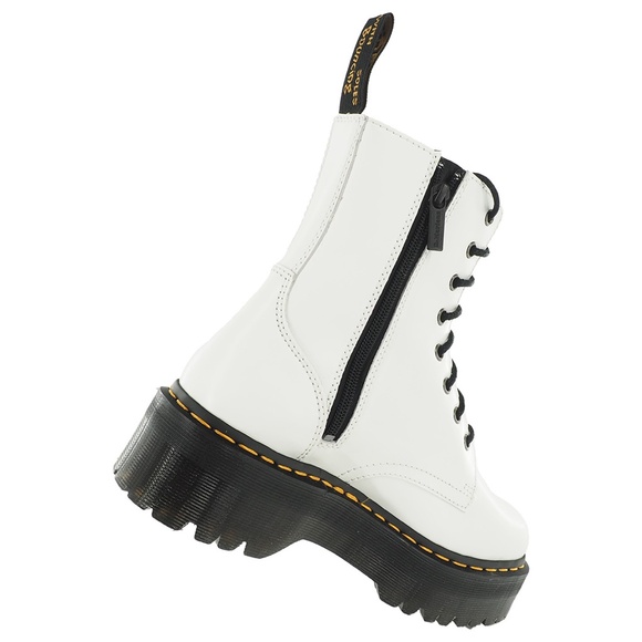 Dr. Marten Jadon Polished Smooth Leather Platform Boots - Picture 7 of 9